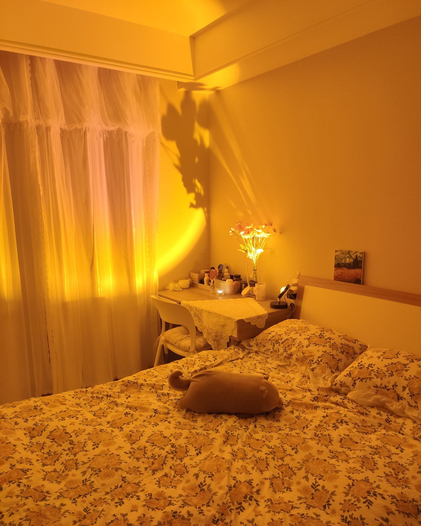 Lampe Projecteur LED Ambiance Coucher de Soleil