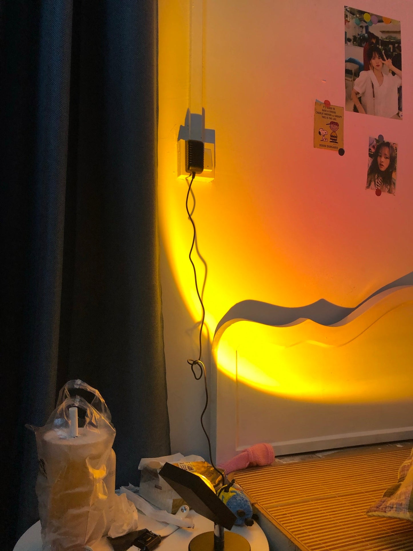 Lampe Projecteur LED Ambiance Coucher de Soleil