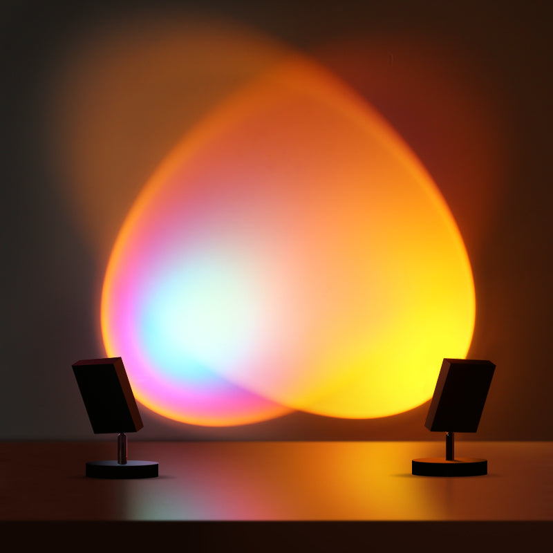 Lampe Projecteur LED Ambiance Coucher de Soleil