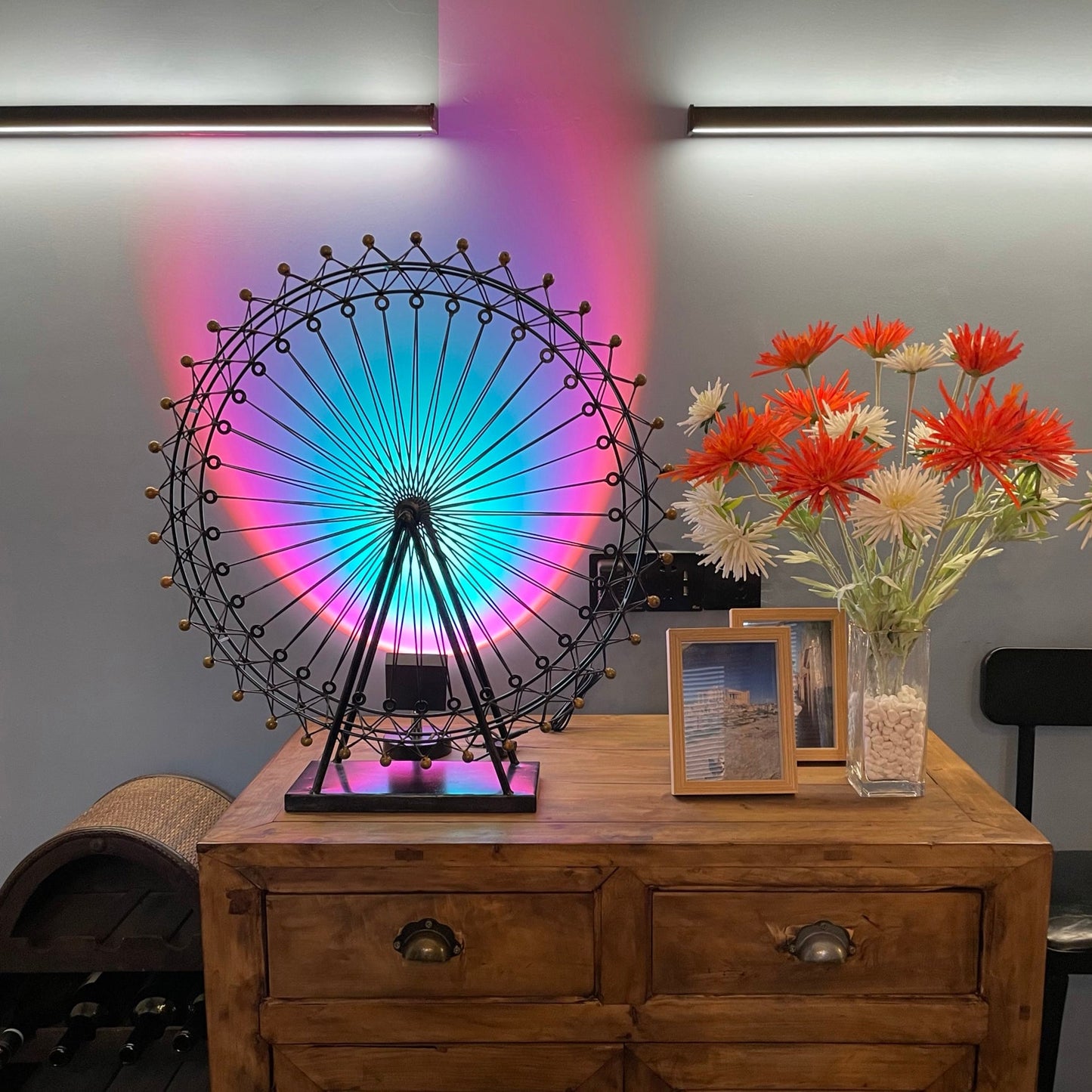Lampe Projecteur LED Ambiance Coucher de Soleil