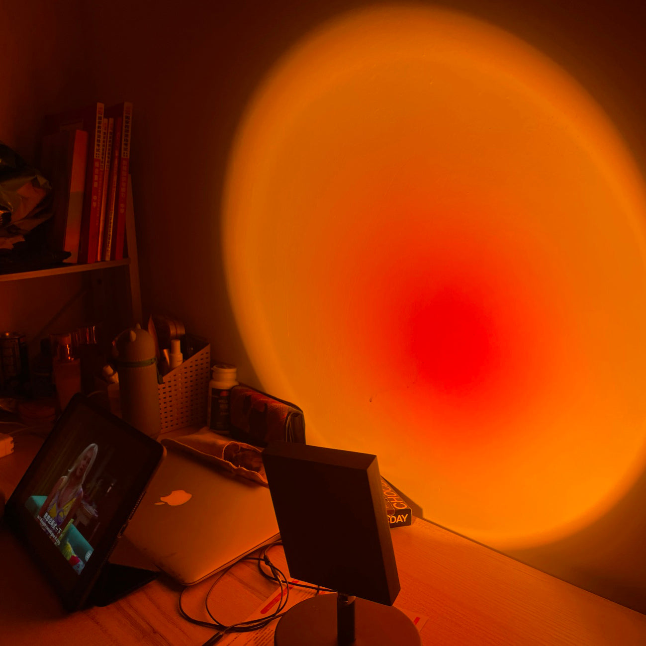 Lampe Projecteur LED Ambiance Coucher de Soleil