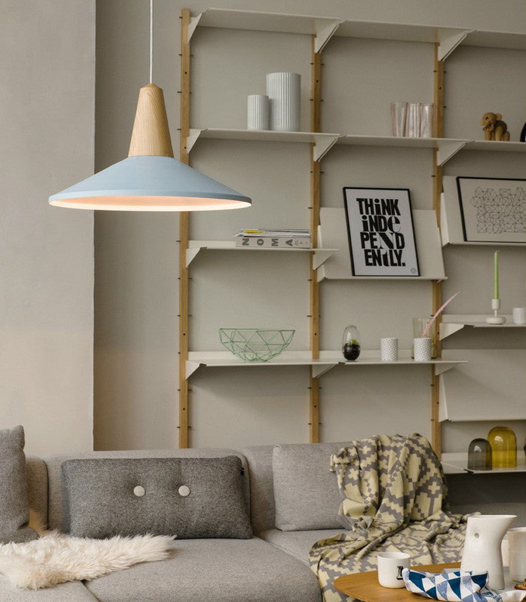 LundLund – Suspension Minimaliste Scandinave en Bois Naturel