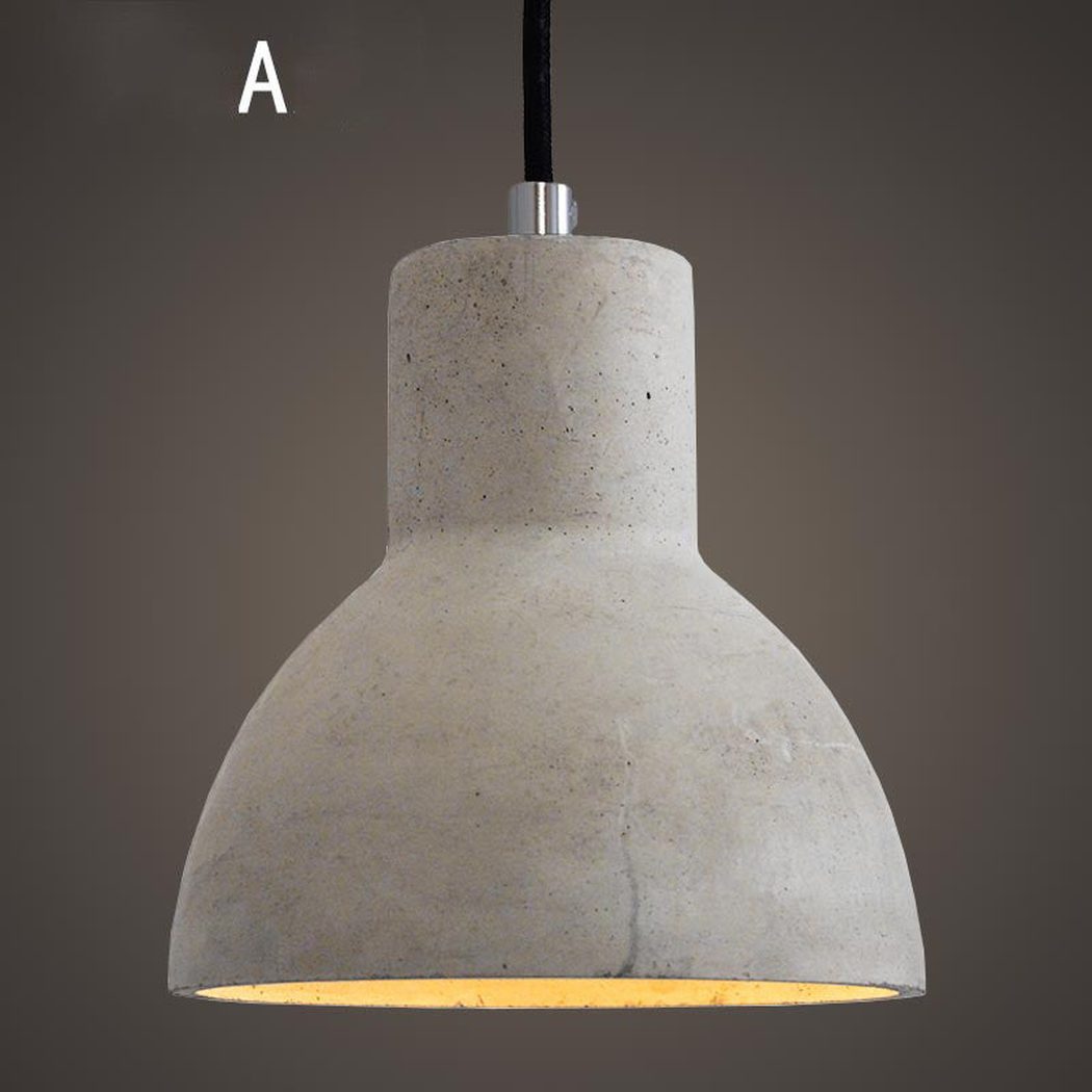 Suspension Béton Design Style Industriel Nordique