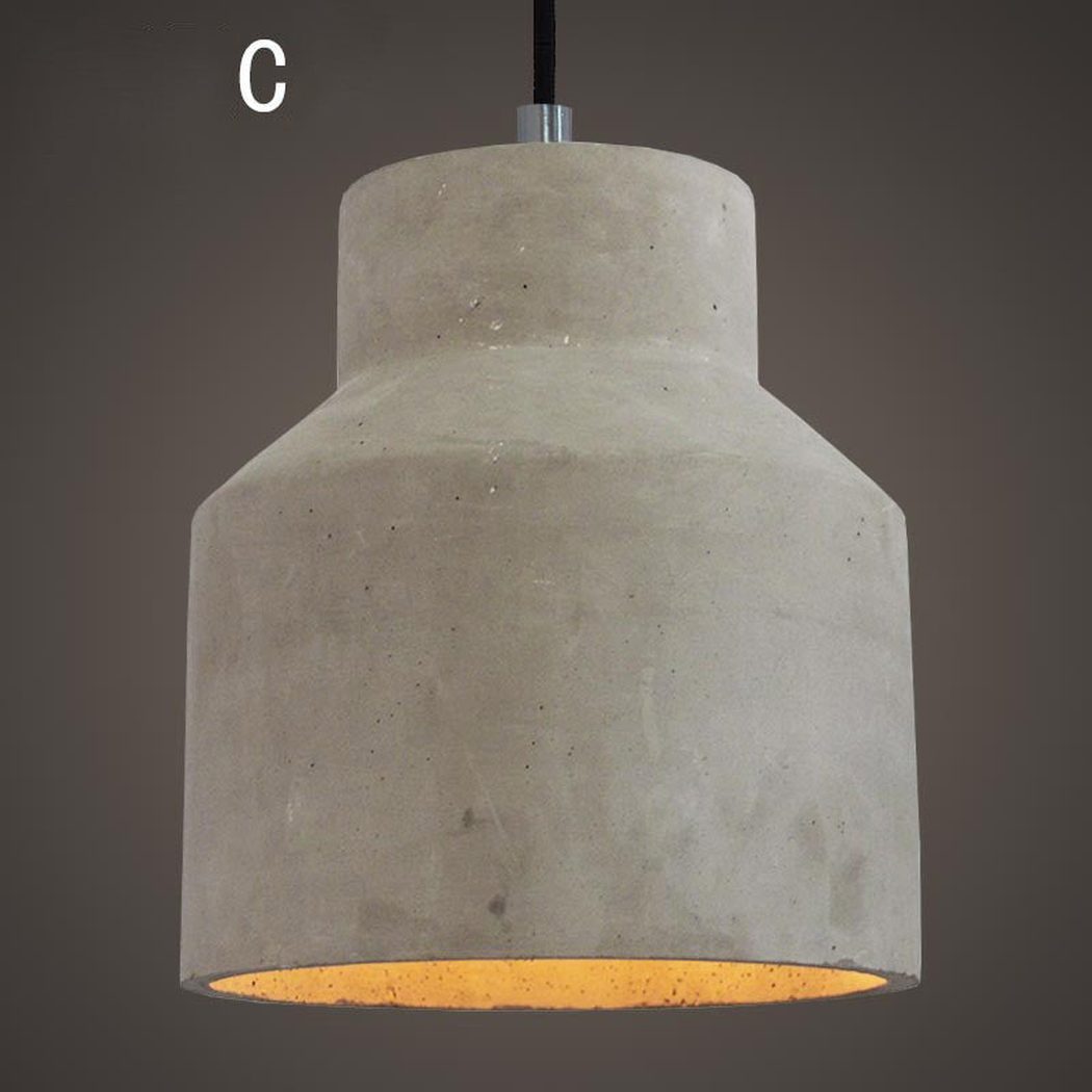 Suspension Béton Design Style Industriel Nordique