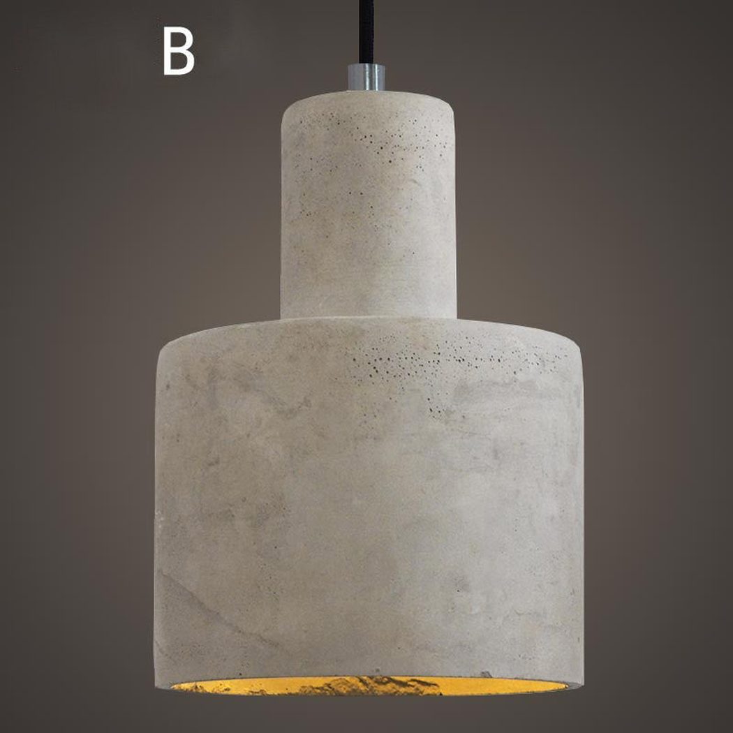 Suspension Béton Design Style Industriel Nordique