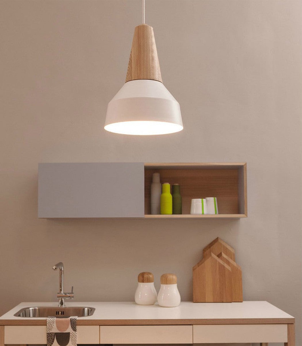 LundLund – Suspension Minimaliste Scandinave en Bois Naturel