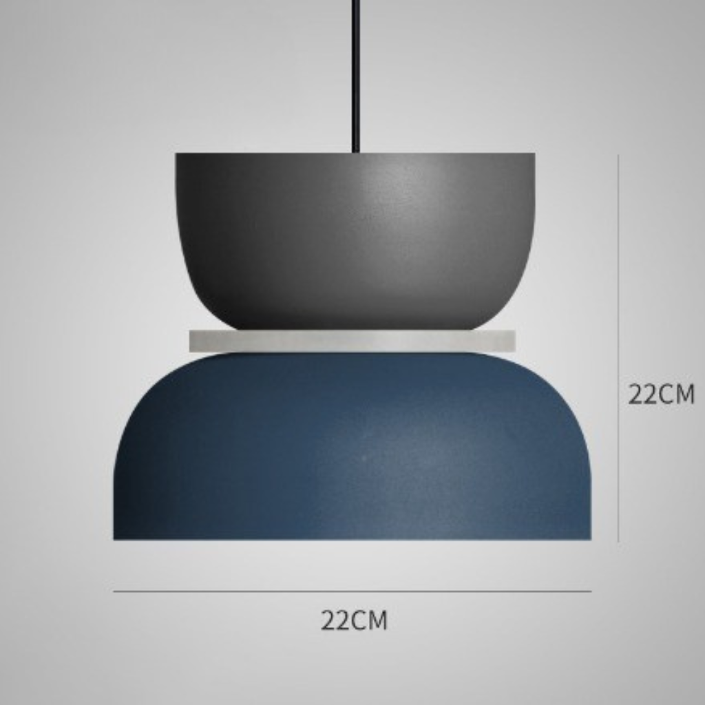 Suspension Macaron Colorée, Design Nordique, Ø18–29cm