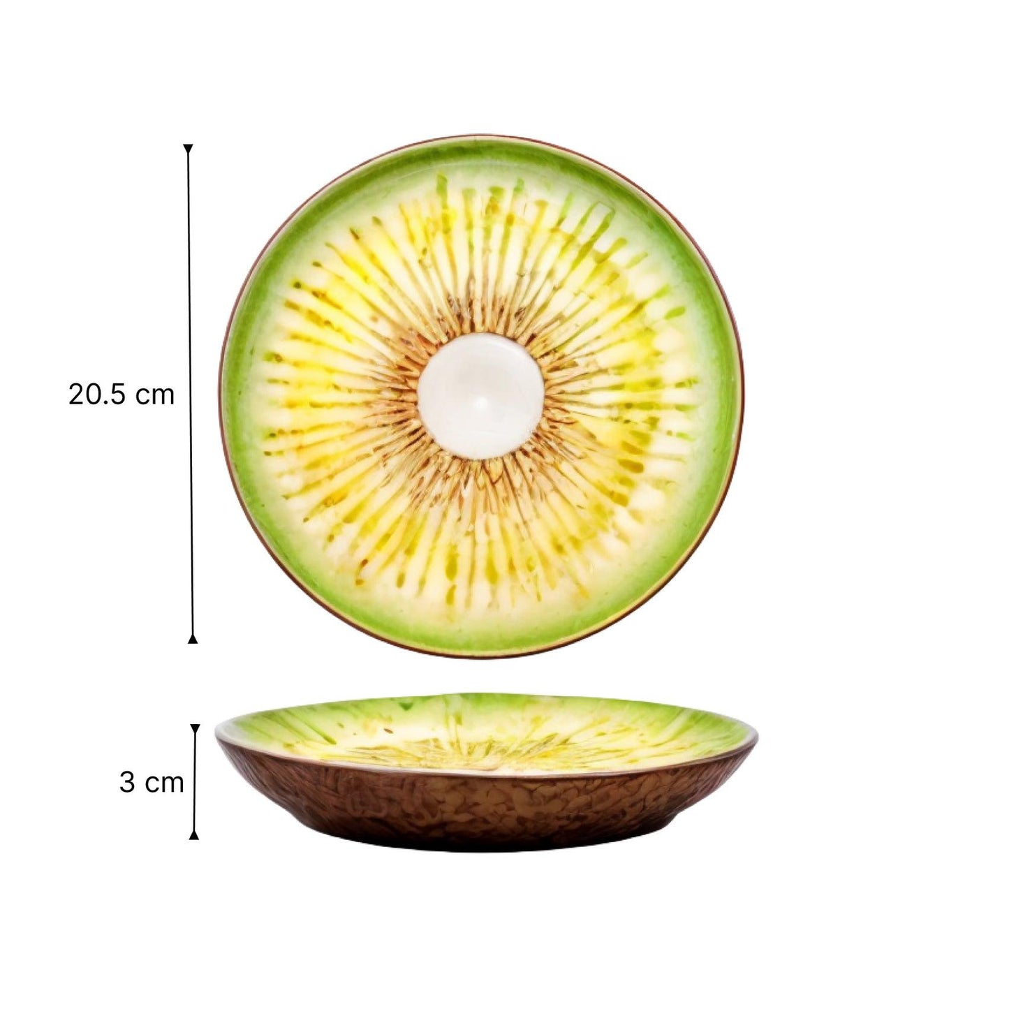 Assiettes Fruits en Céramique – Vaisselle Colorée
