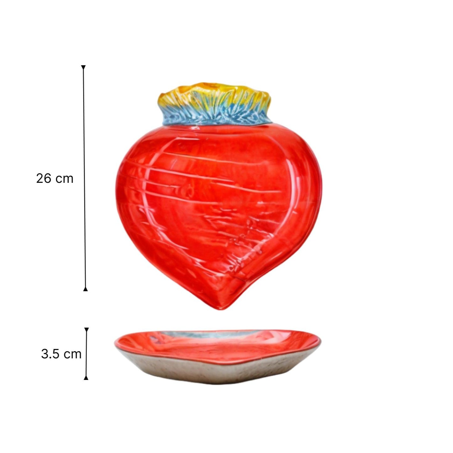 Assiettes Fruits en Céramique – Vaisselle Colorée