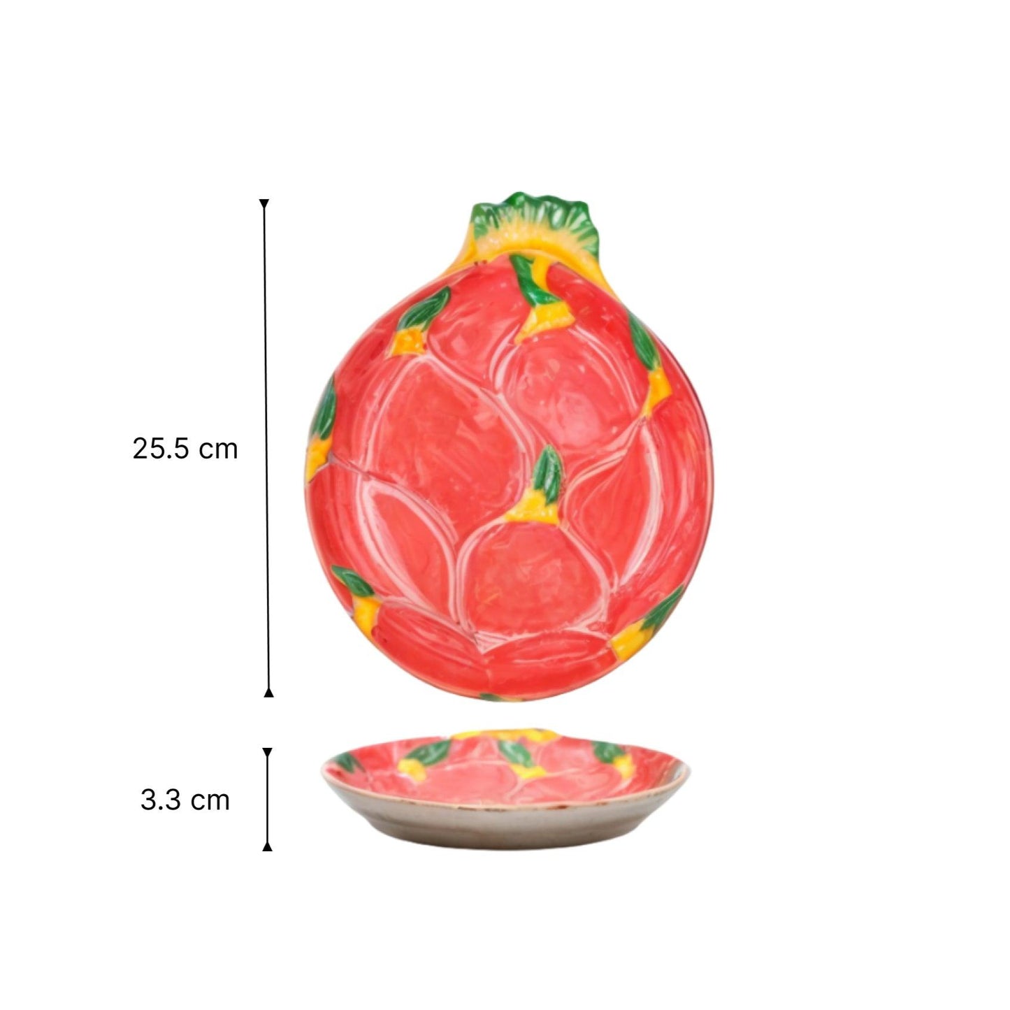 Assiettes Fruits en Céramique – Vaisselle Colorée