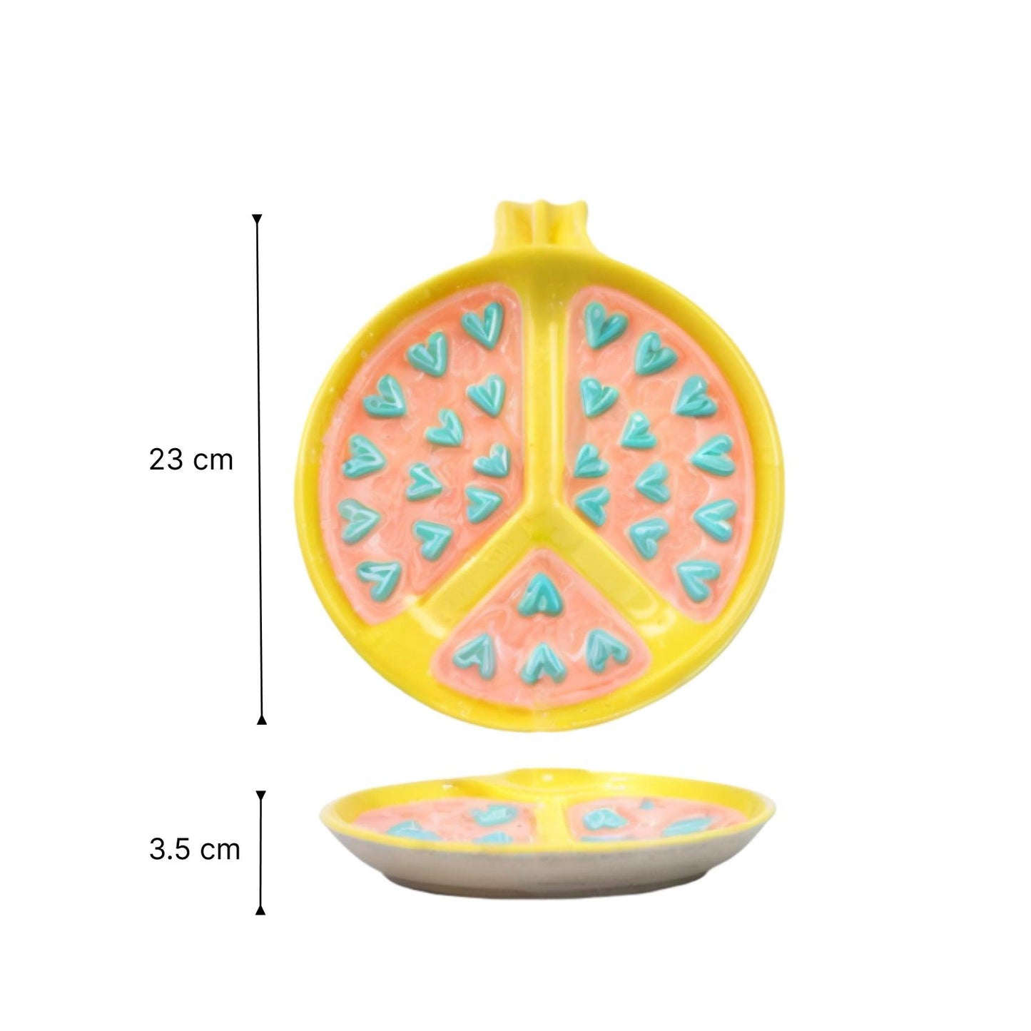 Assiettes Fruits en Céramique – Vaisselle Colorée