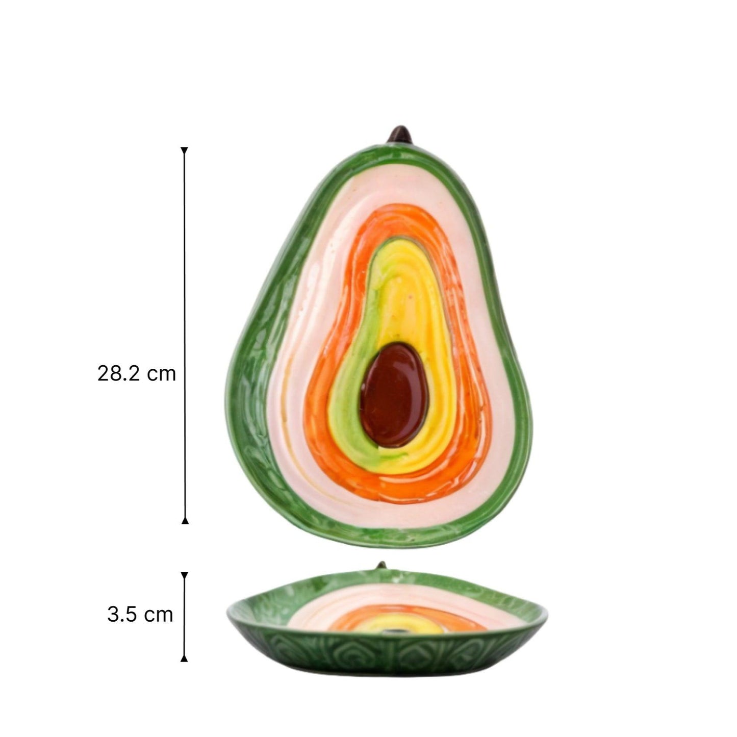 Assiettes Fruits en Céramique – Vaisselle Colorée