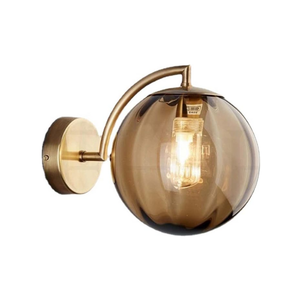 LumiVerre – Applique Murale LED en Verre, Design Élégant pour Salon et Couloir