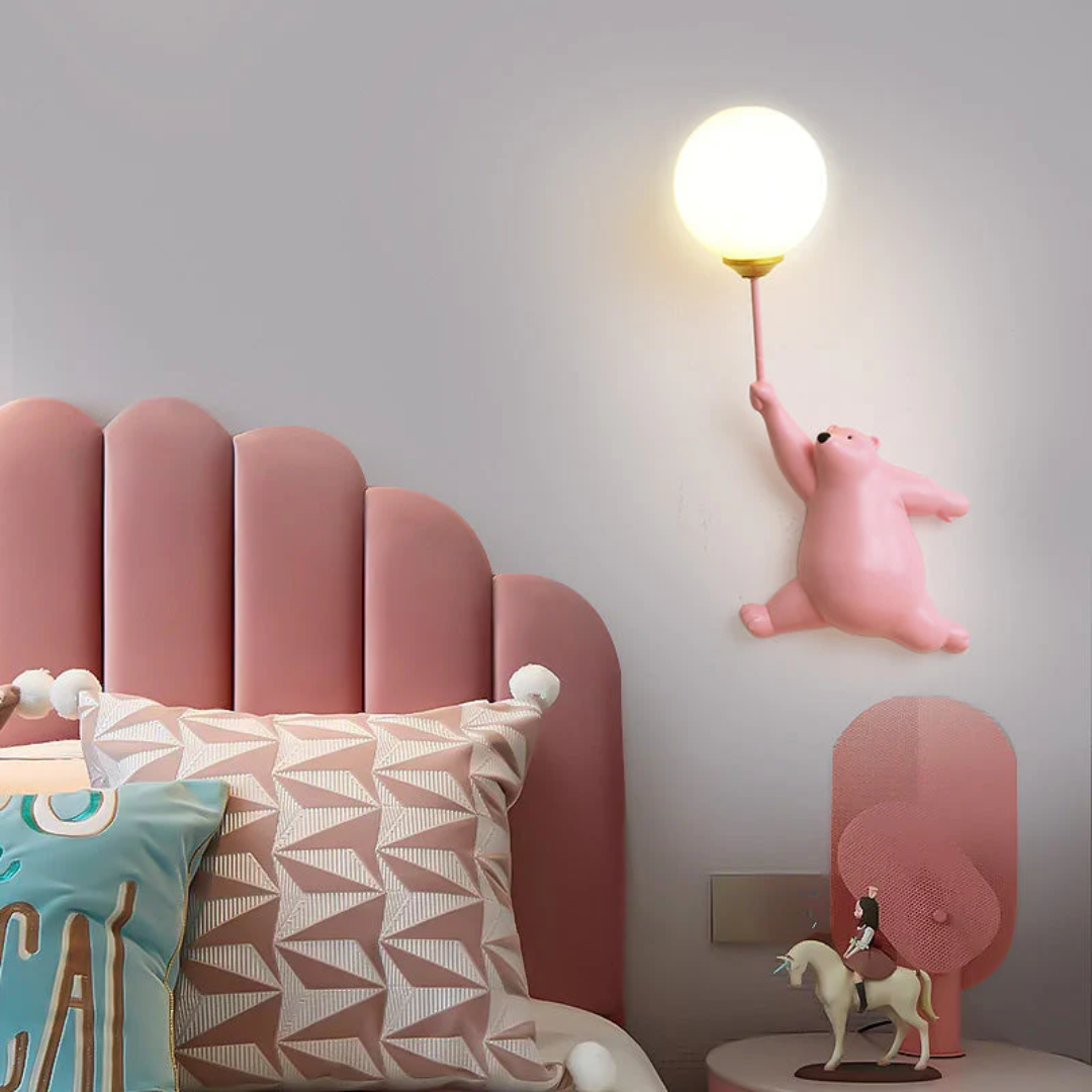 Applique Murale LED Ours – Lampe Design Enfant