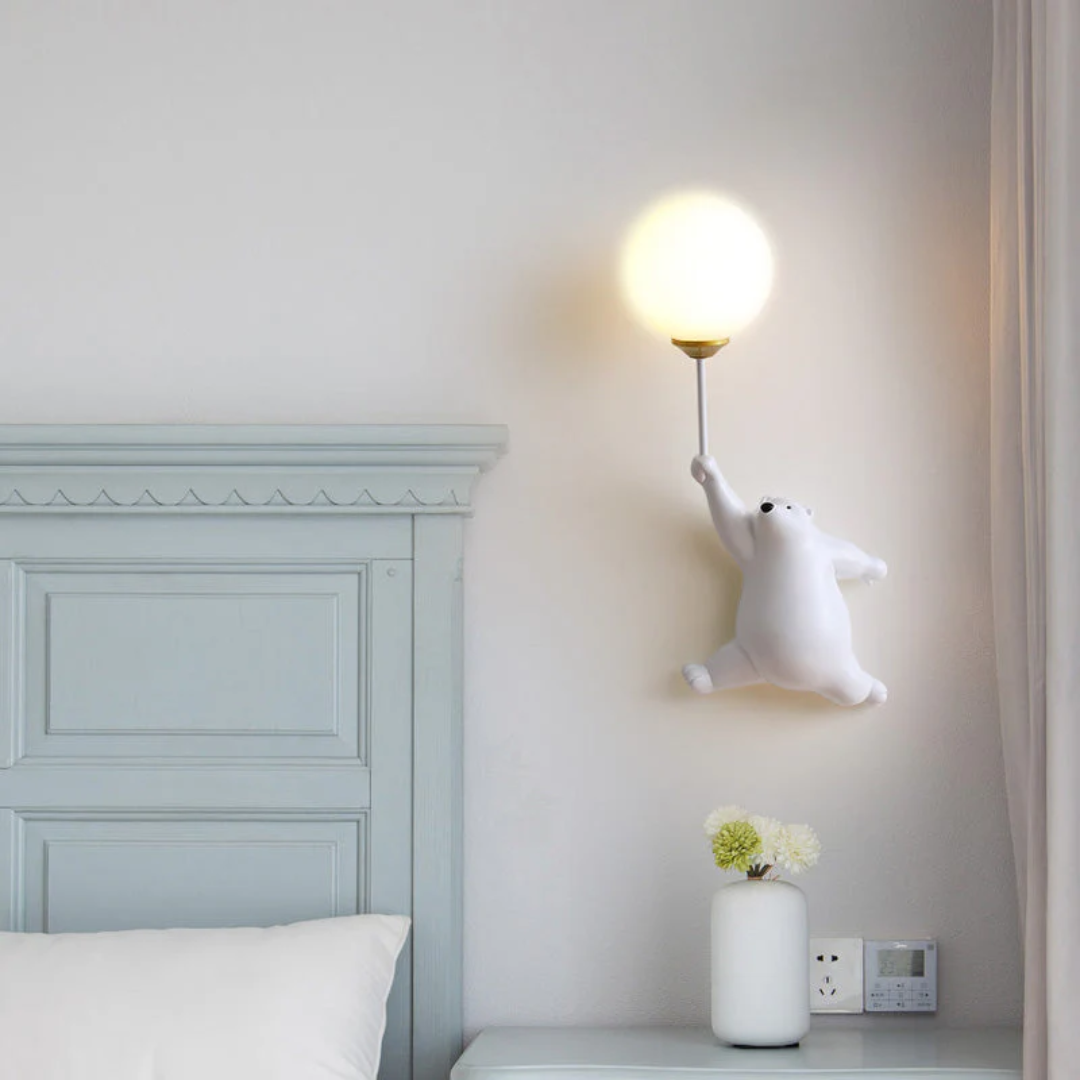 Applique Murale LED Ours – Lampe Design Enfant
