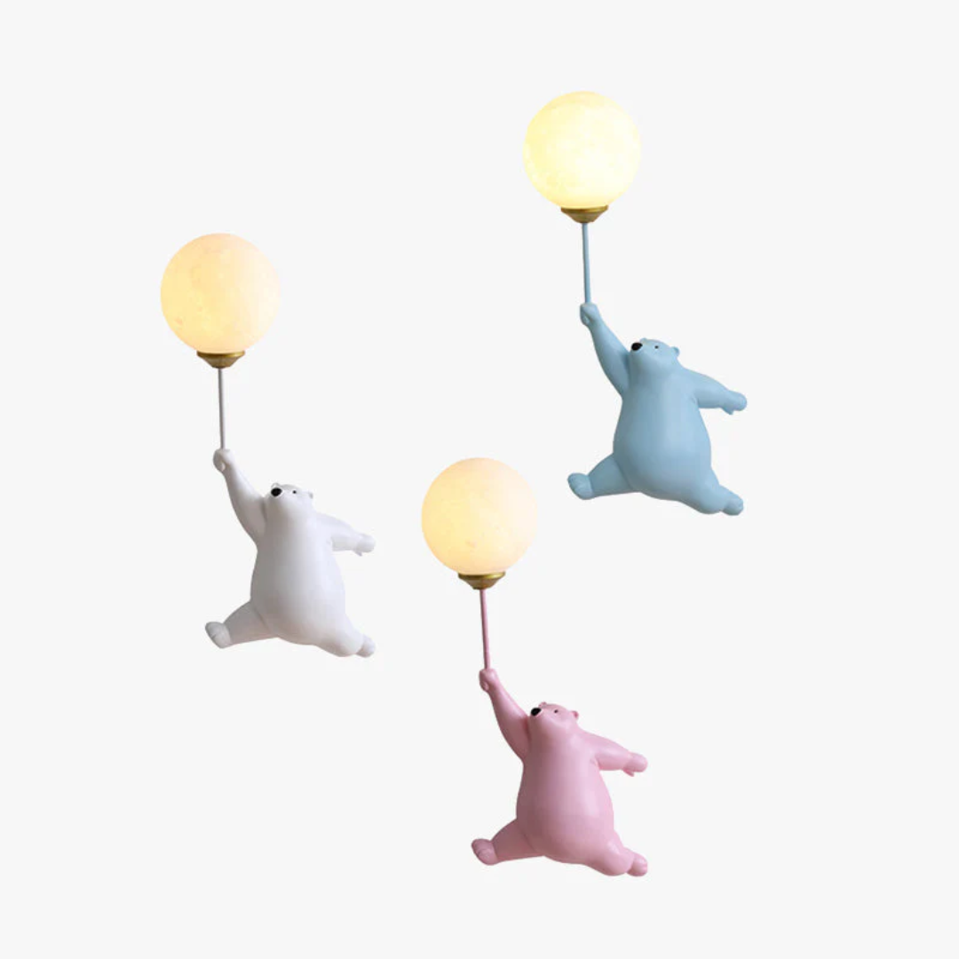 Applique Murale LED Ours – Lampe Design Enfant