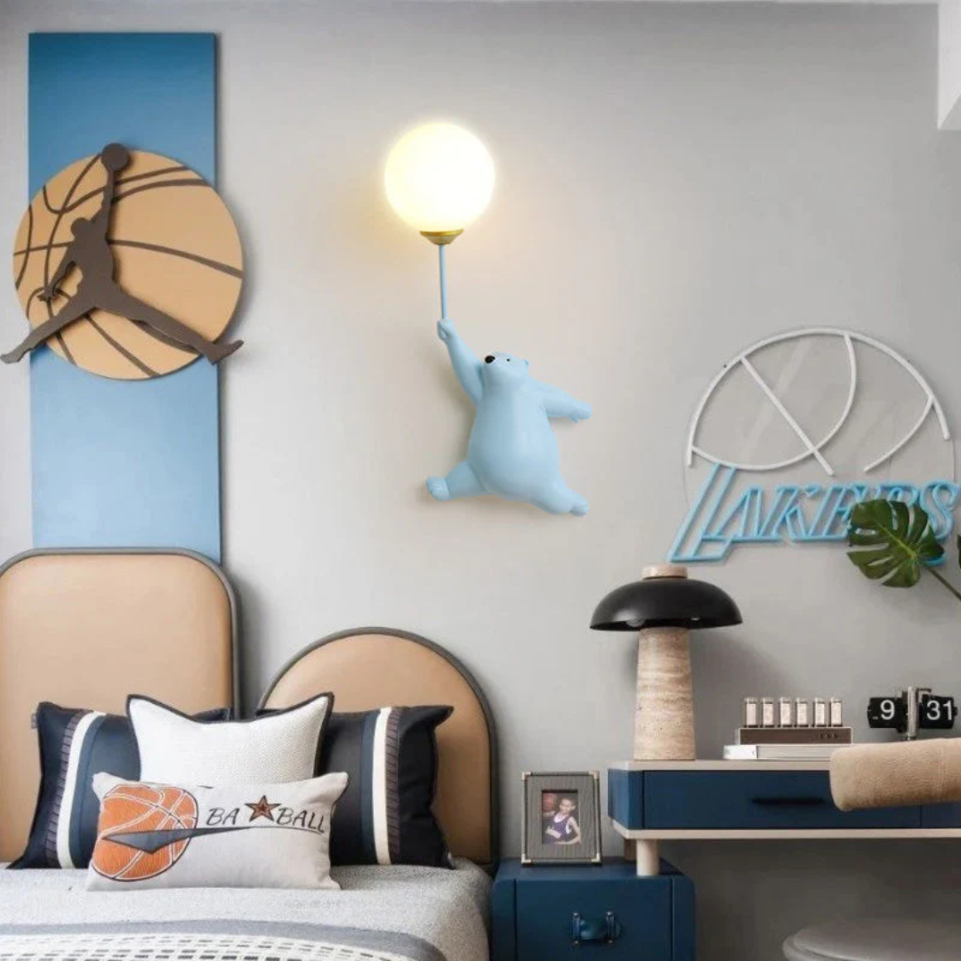 Applique Murale LED Ours – Lampe Design Enfant
