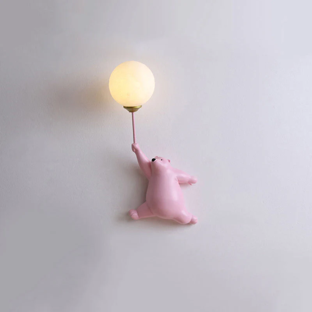 Applique Murale LED Ours – Lampe Design Enfant