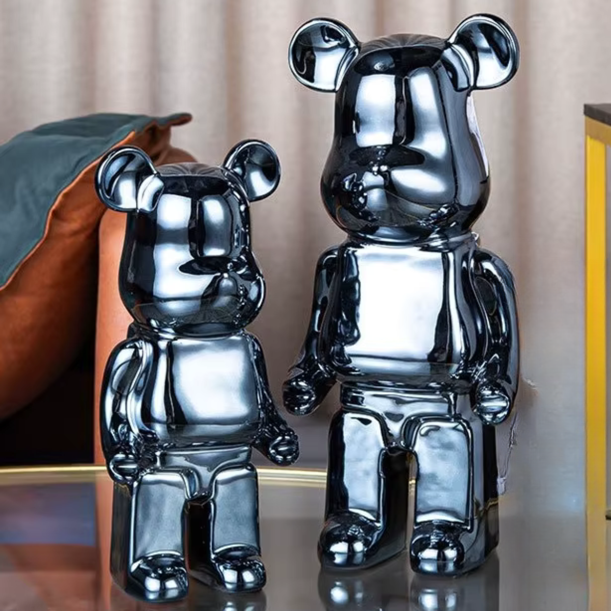 Sculpture Décorative Ours Moderne – Touche Fantaisie pour Intérieur Créatif