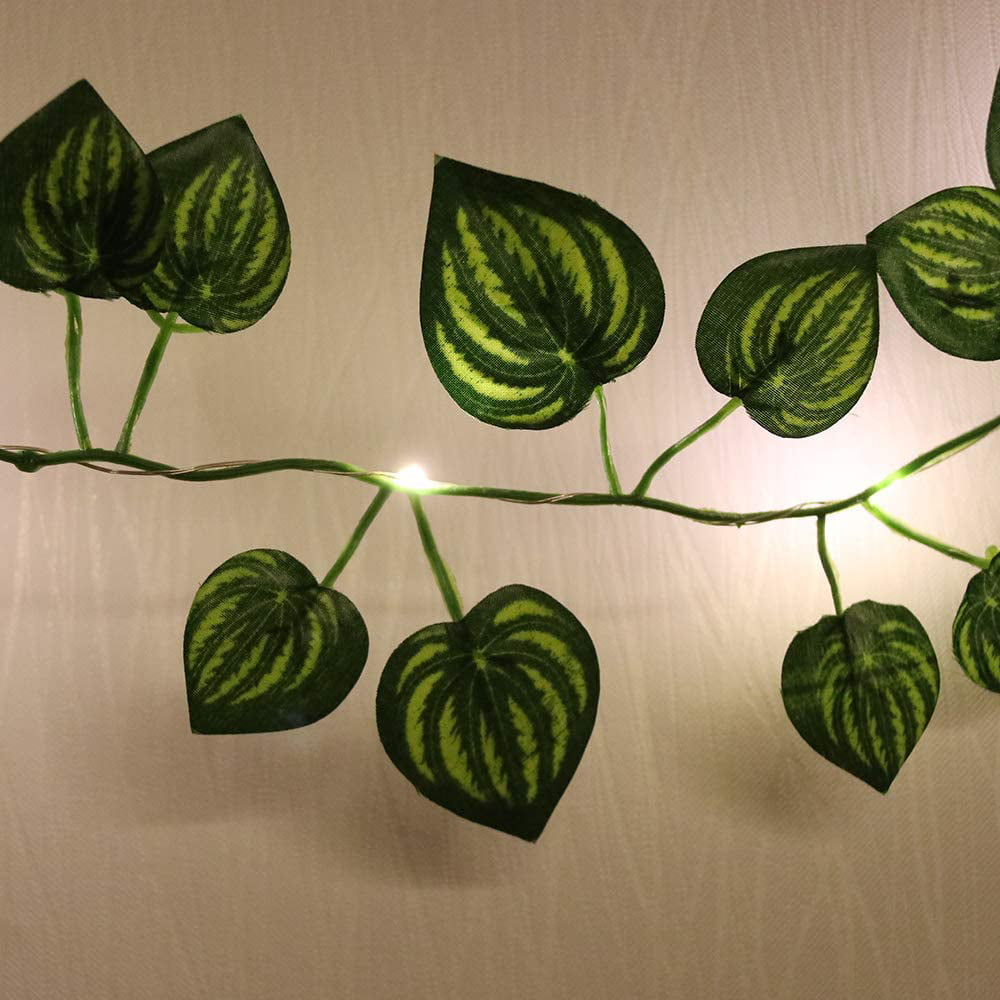 Guirlande Feuillage LED 10M, Ambiance Déco Naturelle