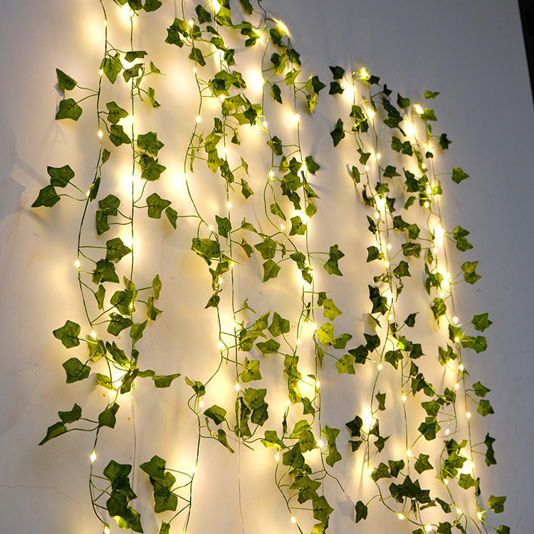 Guirlande Feuillage LED 10M, Ambiance Déco Naturelle