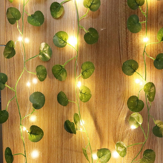 Guirlande Feuillage LED 10M, Ambiance Déco Naturelle
