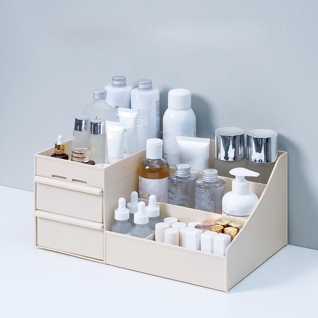 Organisateur Maquillage 3 Niveaux, Compact & Moderne