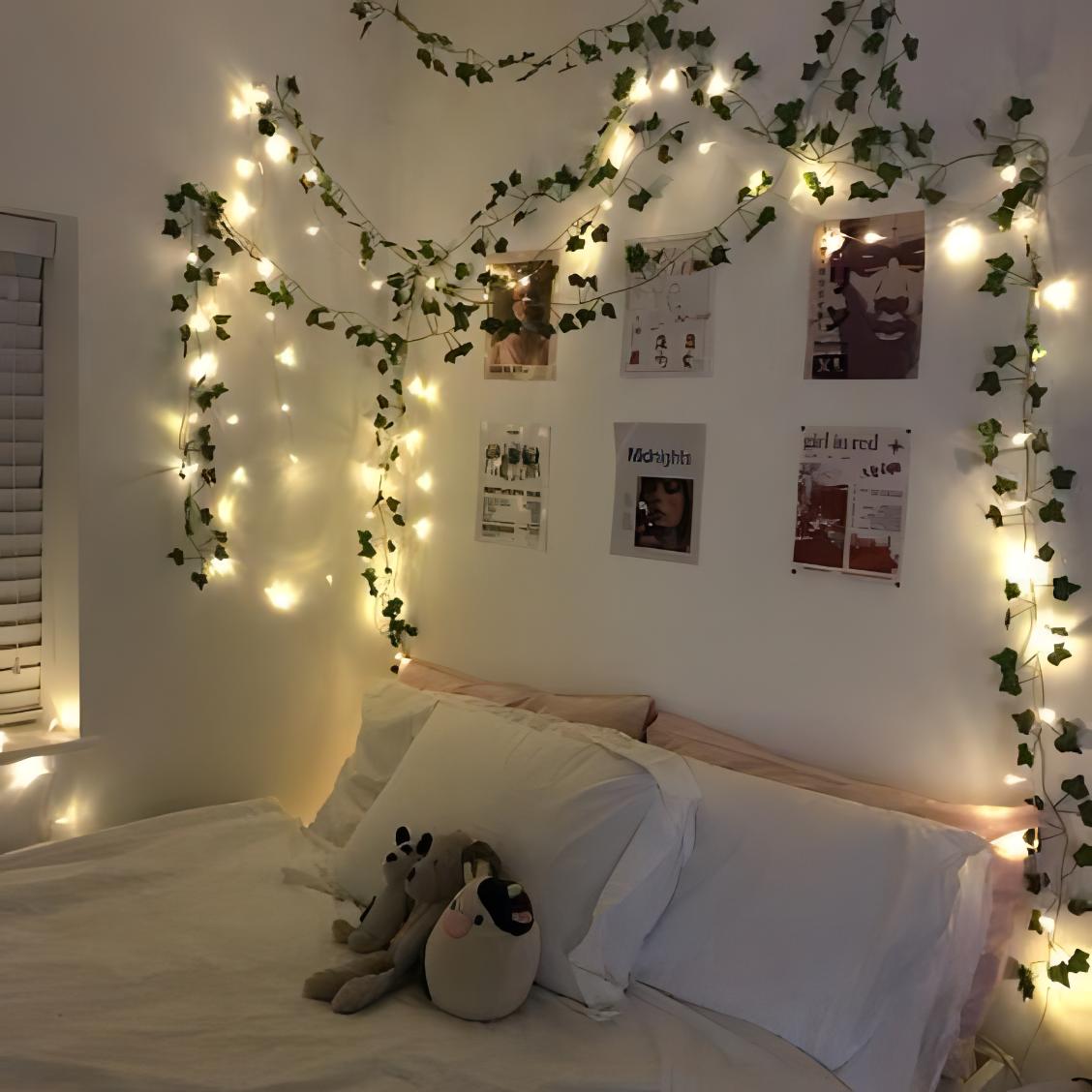 Guirlande Lierre Artificiel x12, Déco Intérieure Extérieure