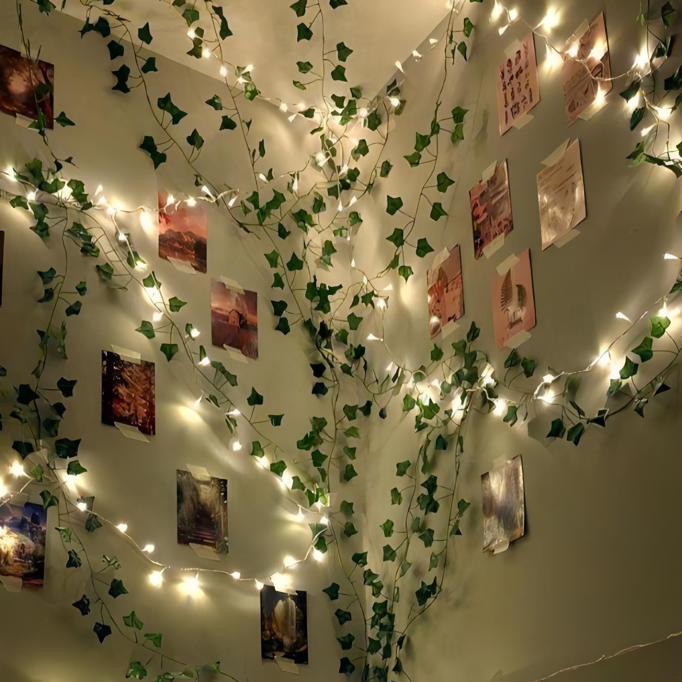 Guirlande Lierre Artificiel x12, Déco Intérieure Extérieure