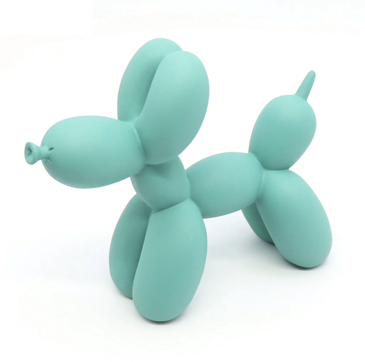 Sculpture Chien Ballon Coloré – Déco Résine Mate Artisanale
