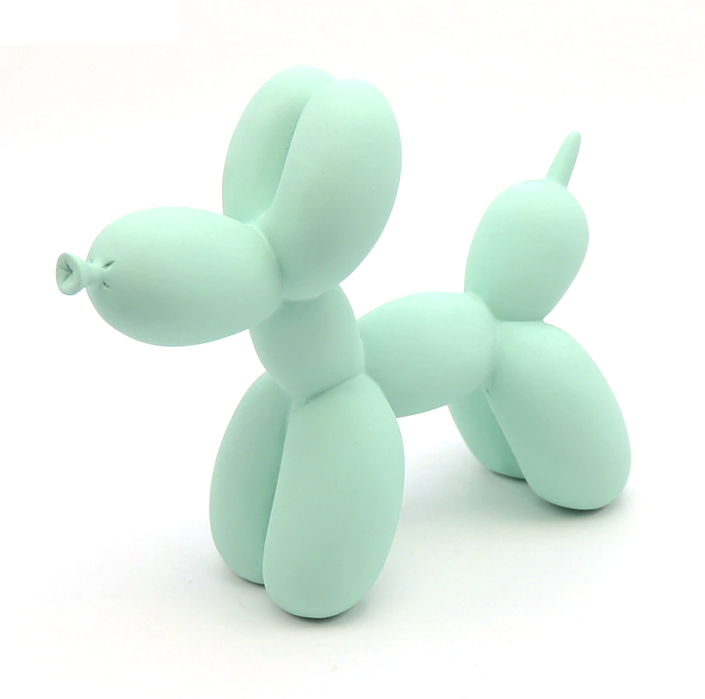 Sculpture Chien Ballon Coloré – Déco Résine Mate Artisanale
