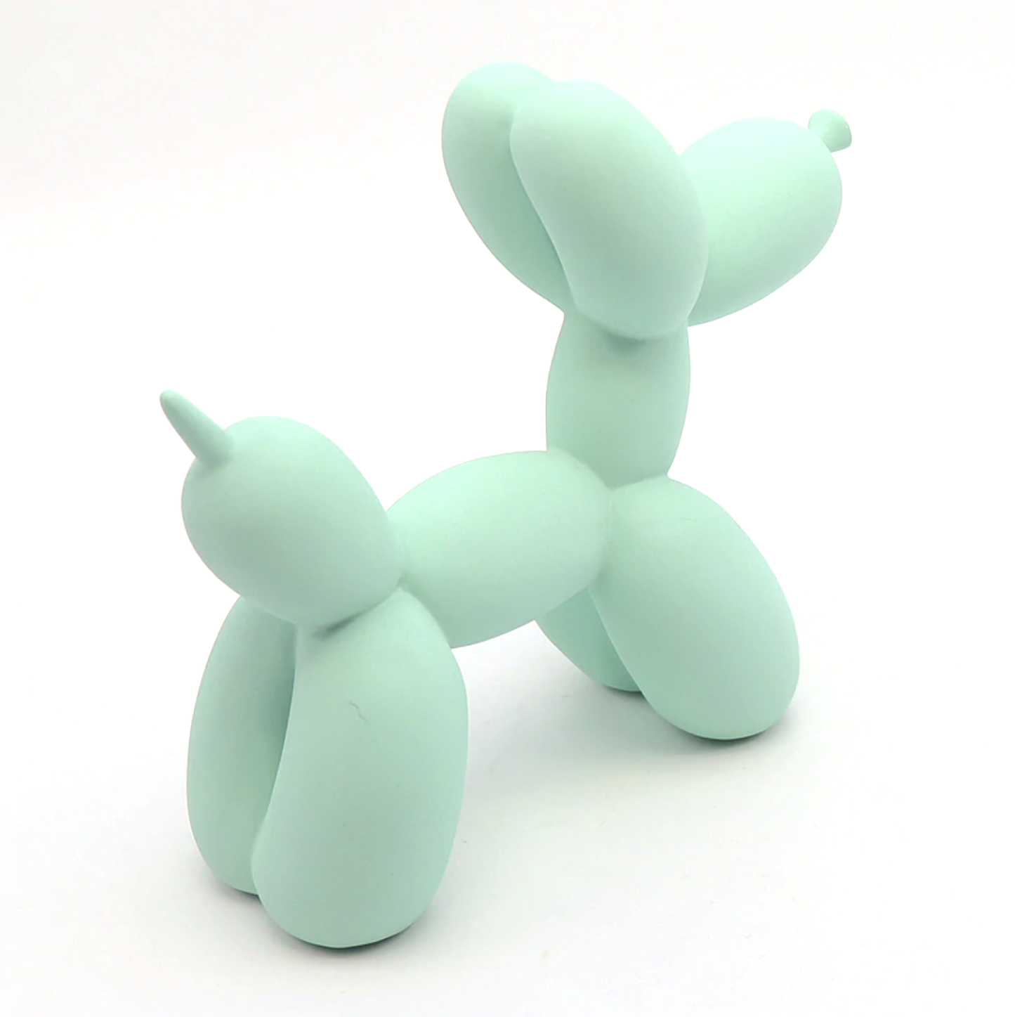 Sculpture Chien Ballon Coloré – Déco Résine Mate Artisanale