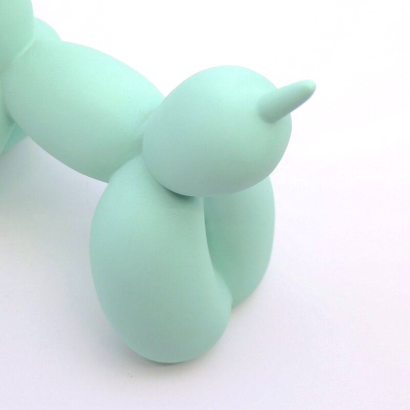 Sculpture Chien Ballon Coloré – Déco Résine Mate Artisanale