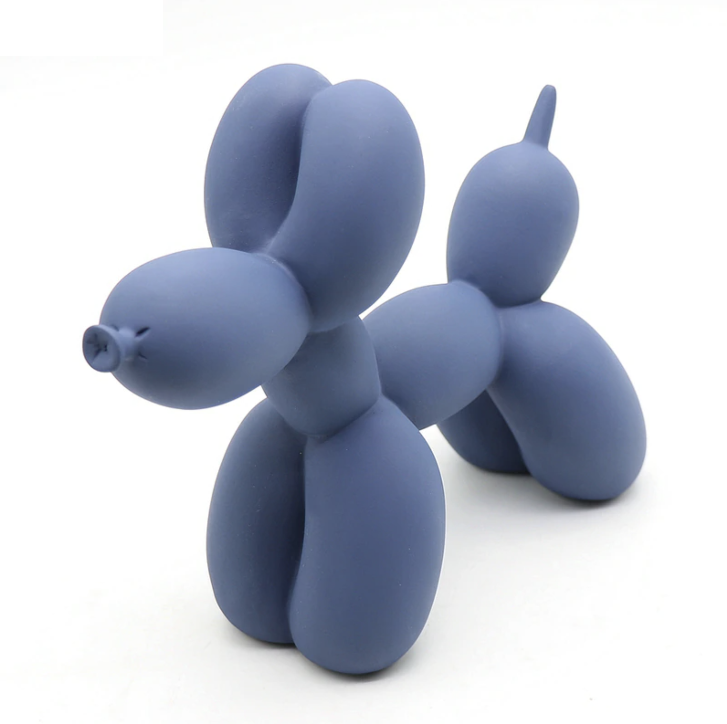 Sculpture Chien Ballon Coloré – Déco Résine Mate Artisanale