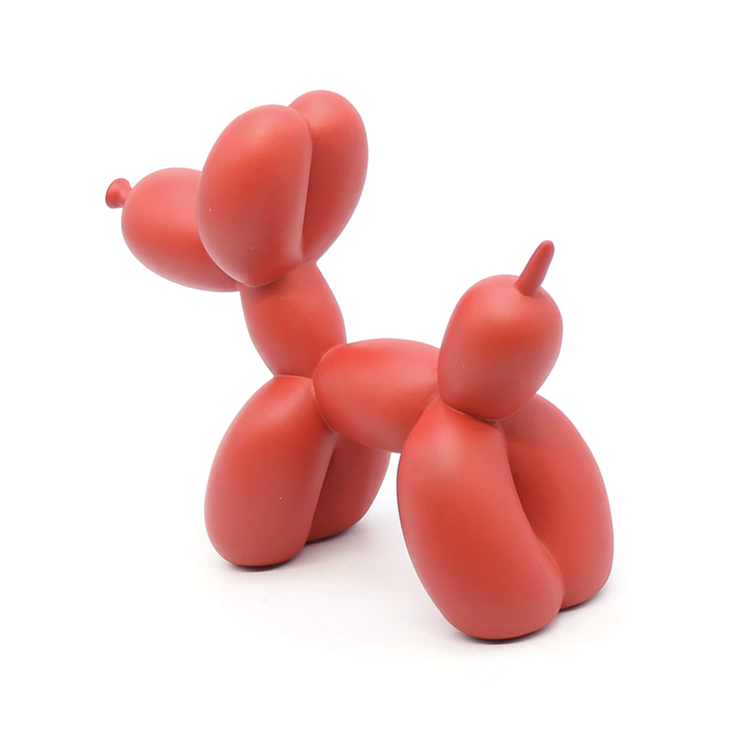 Sculpture Chien Ballon Coloré – Déco Résine Mate Artisanale