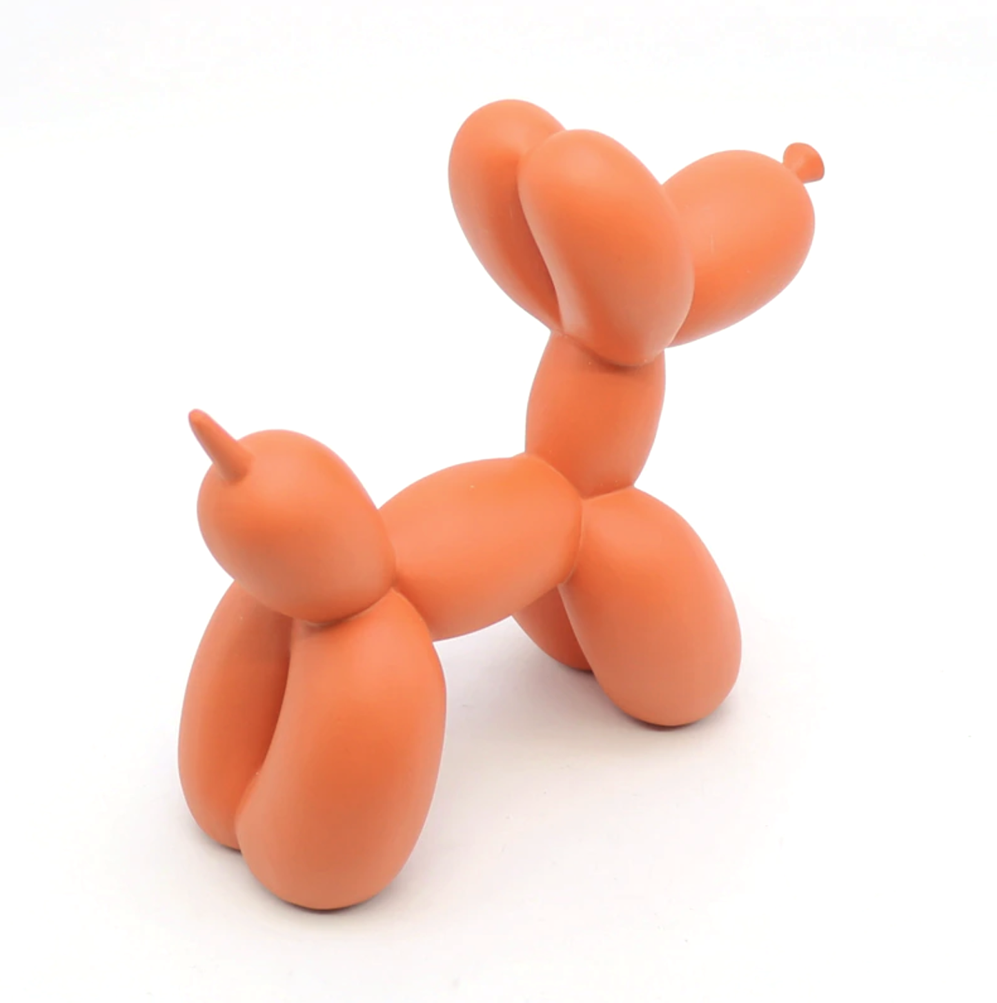 Sculpture Chien Ballon Coloré – Déco Résine Mate Artisanale