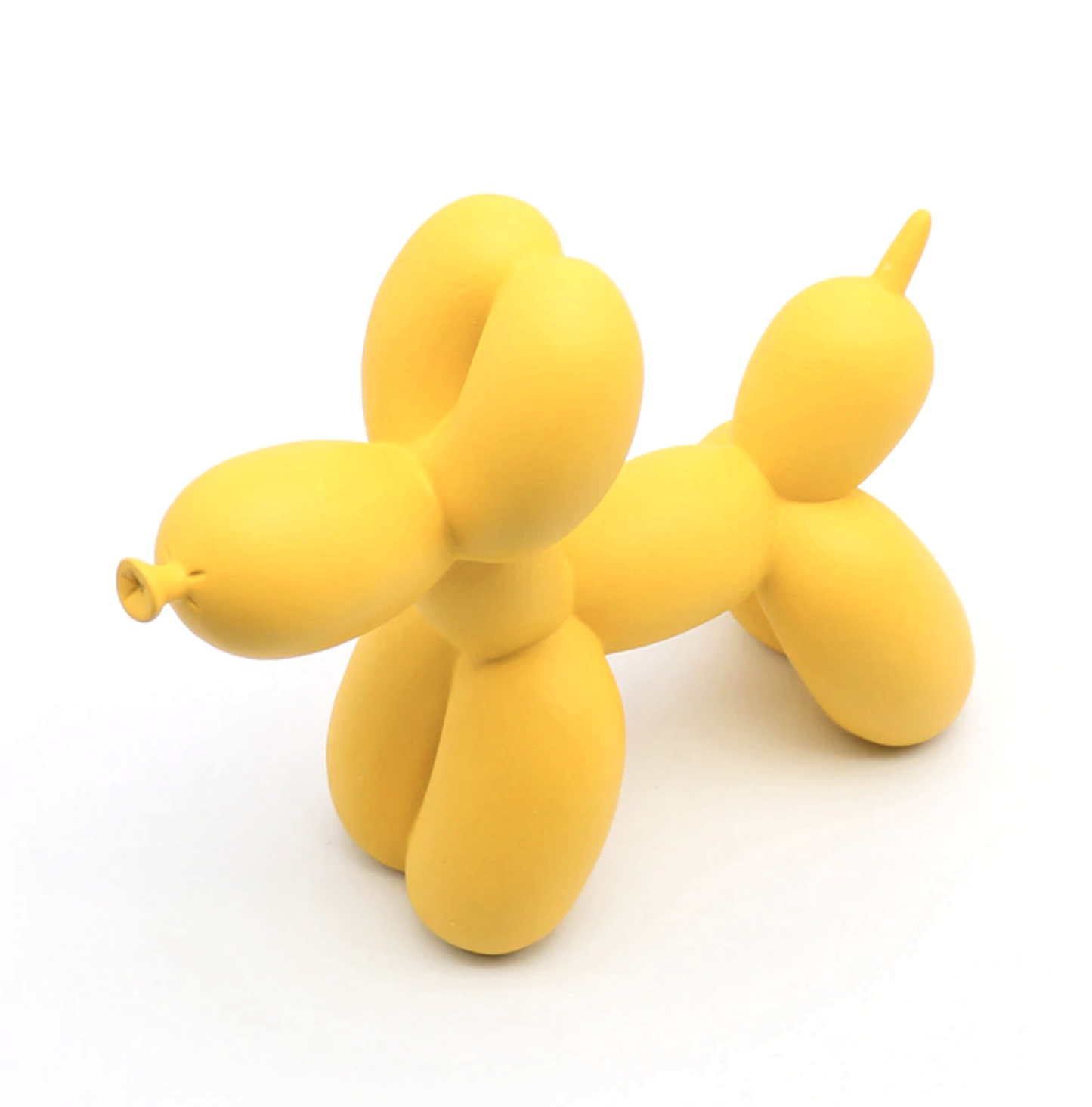 Sculpture Chien Ballon Coloré – Déco Résine Mate Artisanale