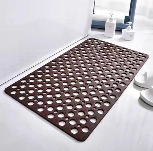 Tapis de Douche Antidérapant avec Drainage Rapide