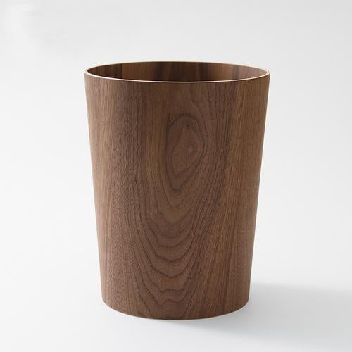 Poubelle Design en Bois Placage 9L Moderne