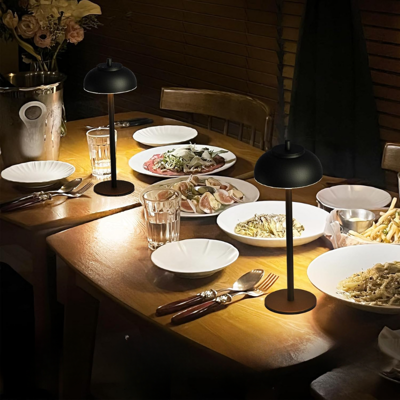 DazzleLite – Lampe de Table Sans Fil avec Contrôle Tactile et Éclairage Personnalisable
