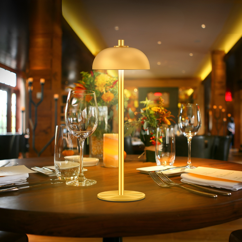DazzleLite – Lampe de Table Sans Fil avec Contrôle Tactile et Éclairage Personnalisable