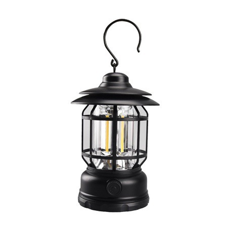 Lampe Camping Rétro LED Portable – Recharge USB
