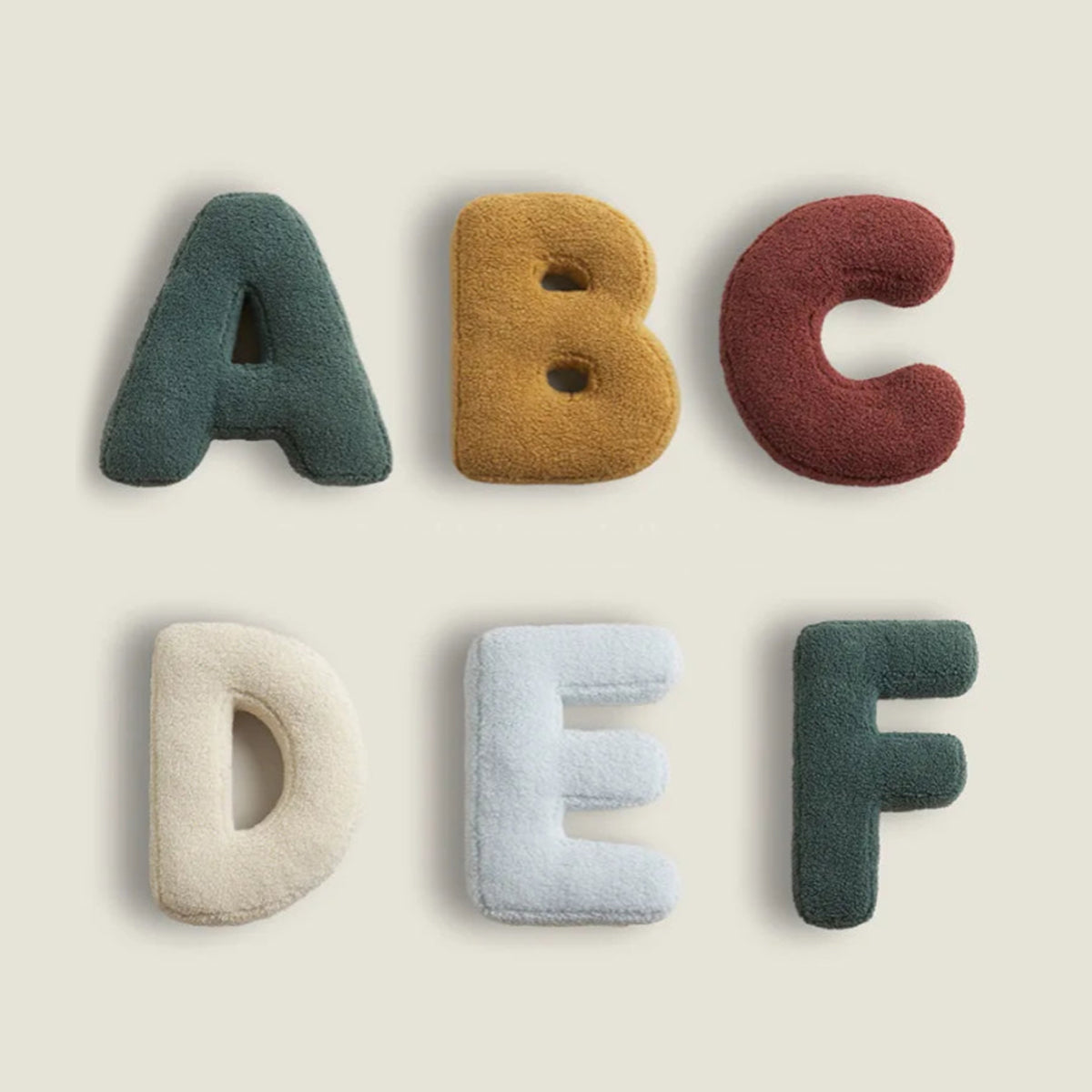 Alphabet Sofa Kissen - Coussins Décoratifs Ludiques pour Votre Salon