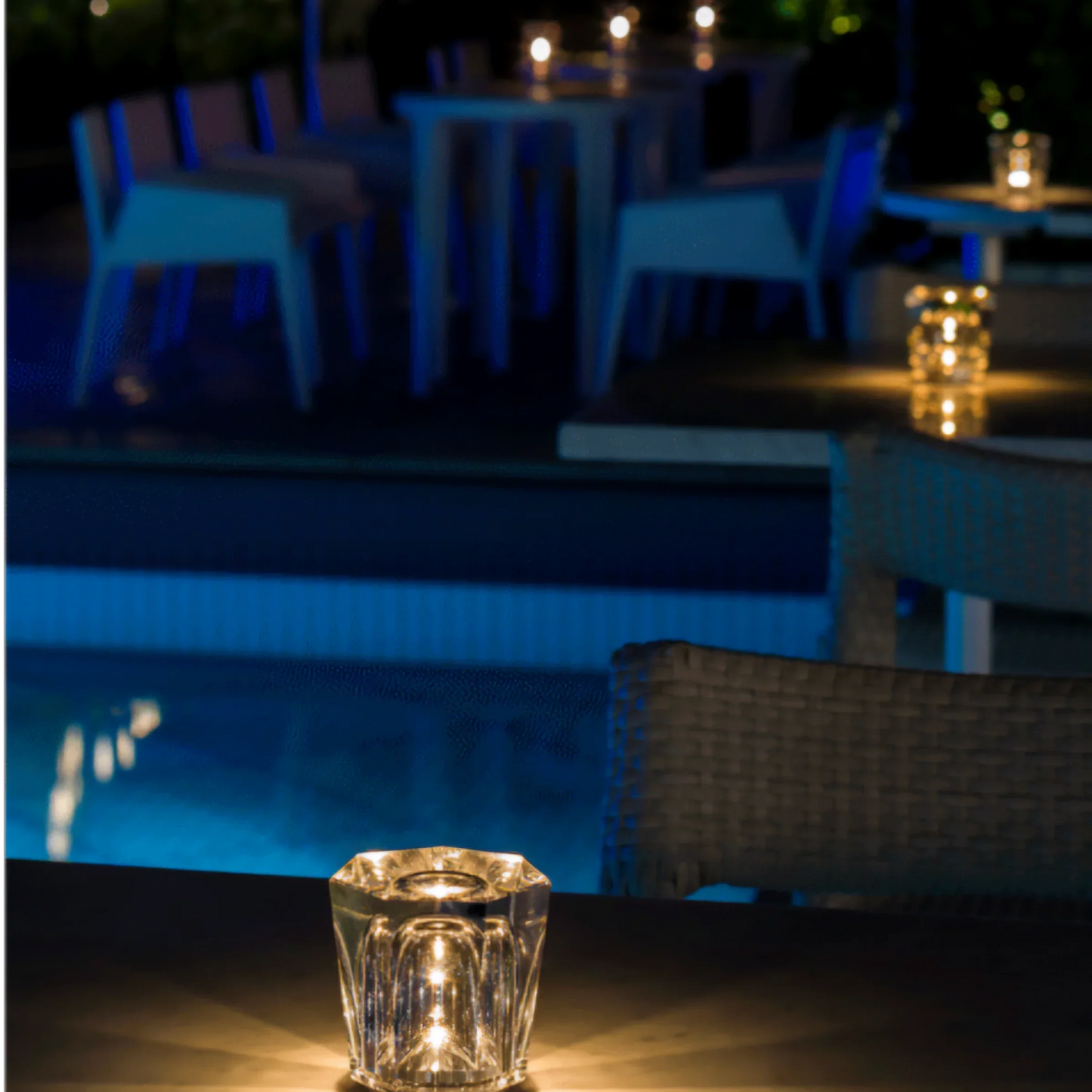 Lampe Cristal Ambientify – Éclairage Ambiant Élégant et Moderne