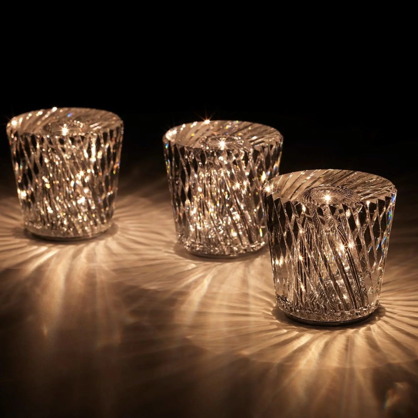 Lampe Cristal Ambientify – Éclairage Ambiant Élégant et Moderne