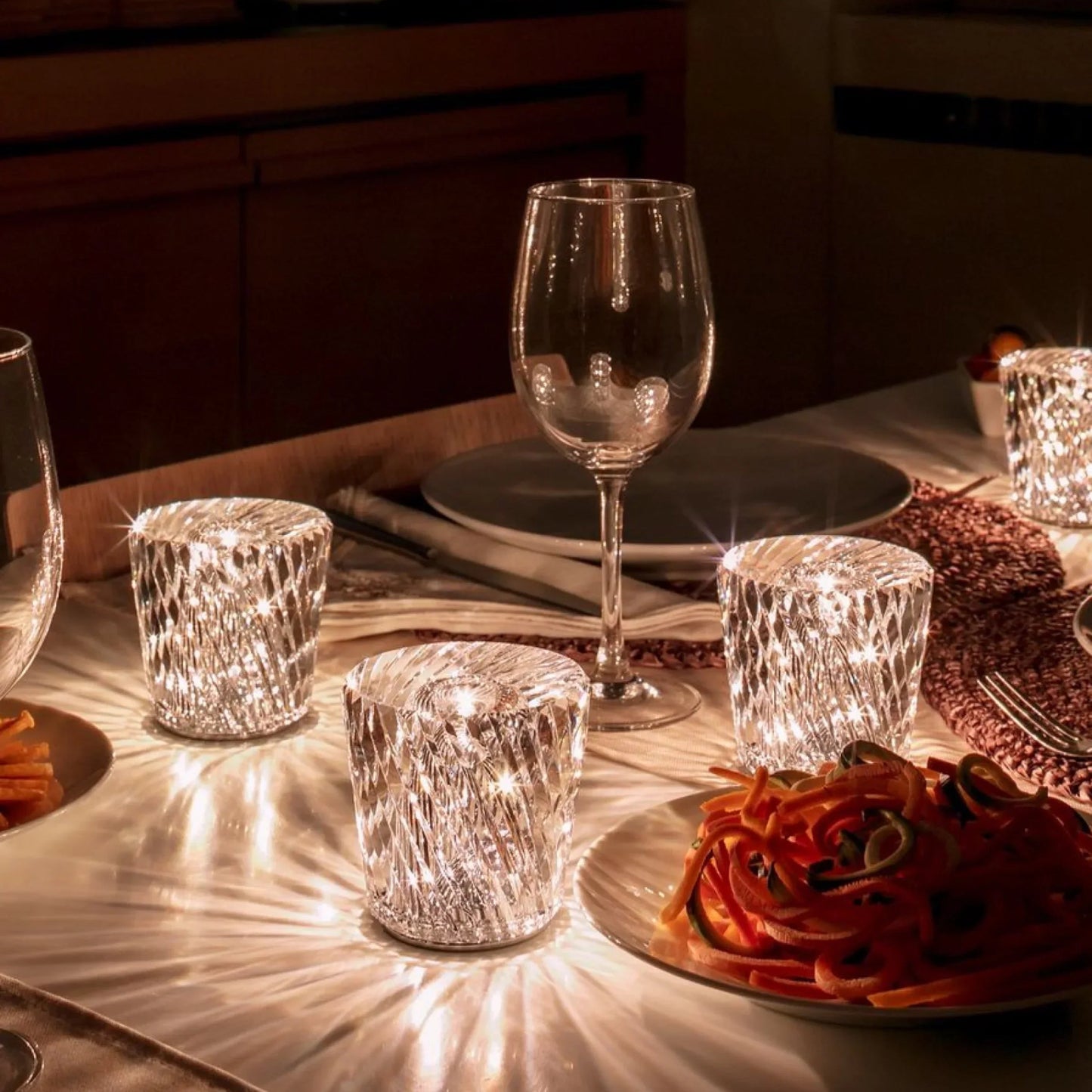 Lampe Cristal Ambientify – Éclairage Ambiant Élégant et Moderne
