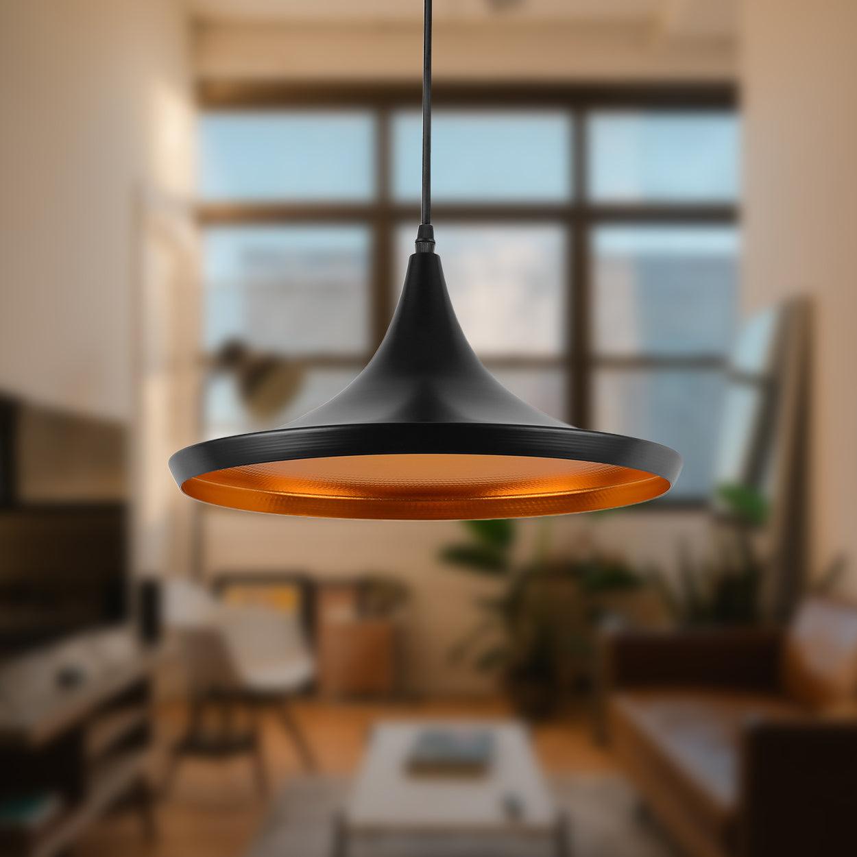 Suspension Design Large – Style Tom Dixon Moderne et Élégant pour Intérieur Contemporain
