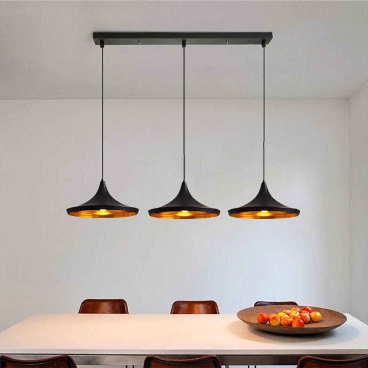 Suspension Design Large – Style Tom Dixon Moderne et Élégant pour Intérieur Contemporain