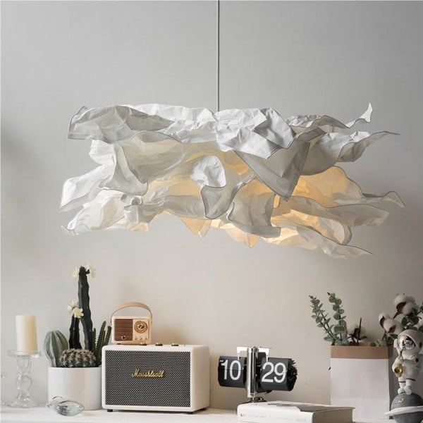 Suspension Nuage Scandinave en Papier Parchment