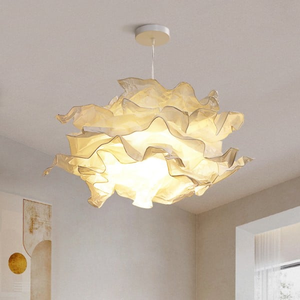Suspension Nuage Scandinave en Papier Parchment